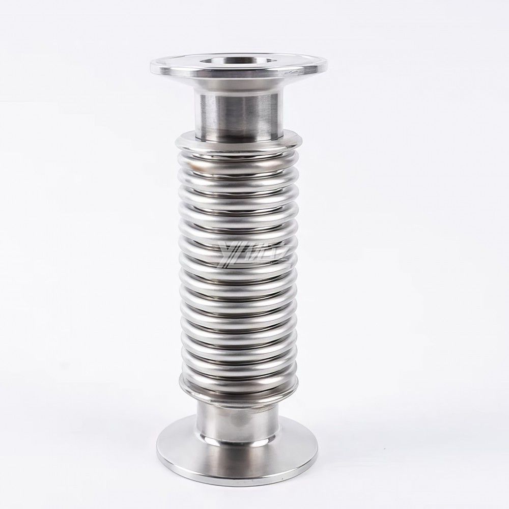 YOULI Food Grade Sanitary Stainless Steel 304 SS316L100-4000mm SMS DIN ISO 3A Pipe Fitting Clamped Sylphon Bellows Fitting