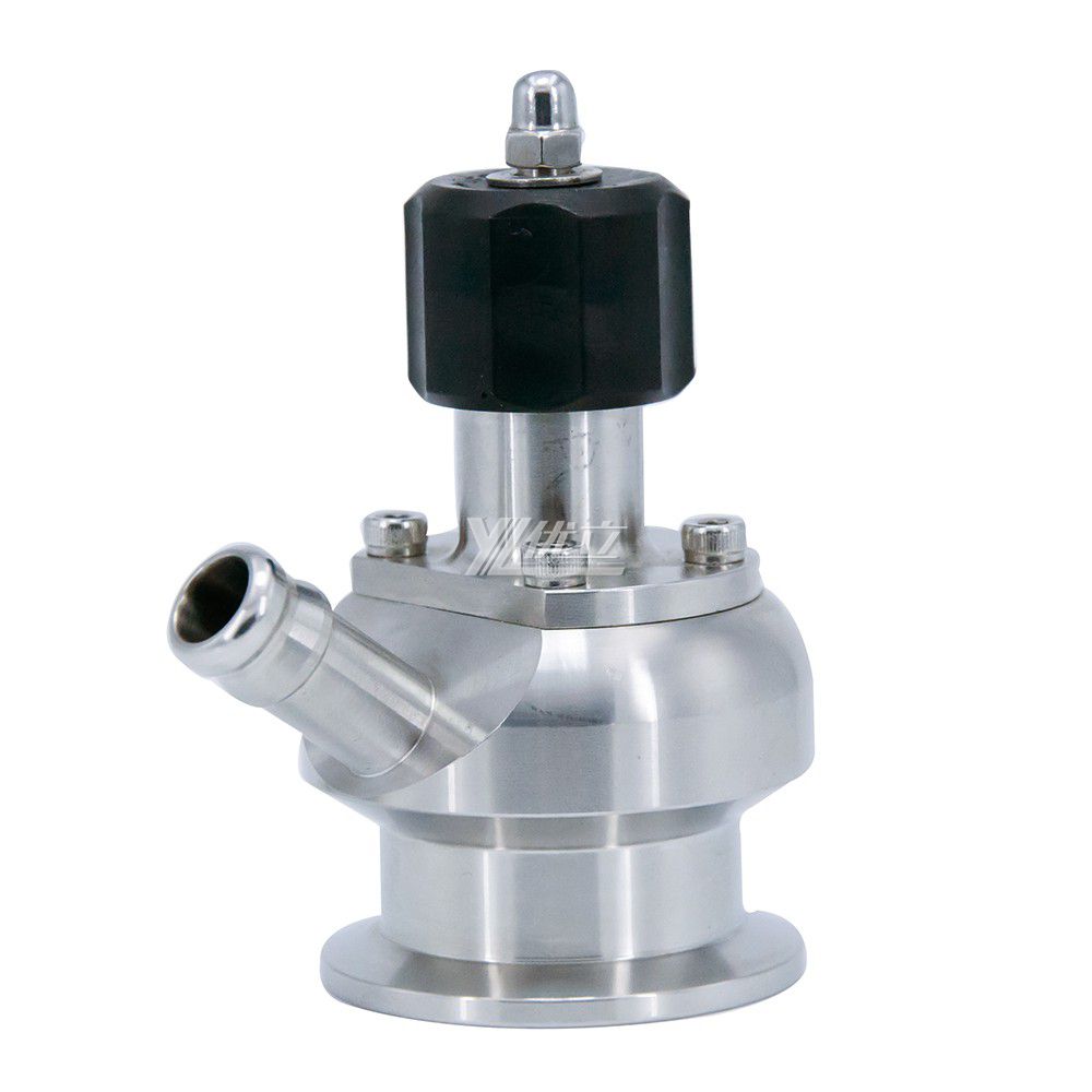 YOULI Hygienic Food Grade Sanitary Stainless Steel 304 316 Single Hose Manual Sterile Tri-Clamped Sample Valve