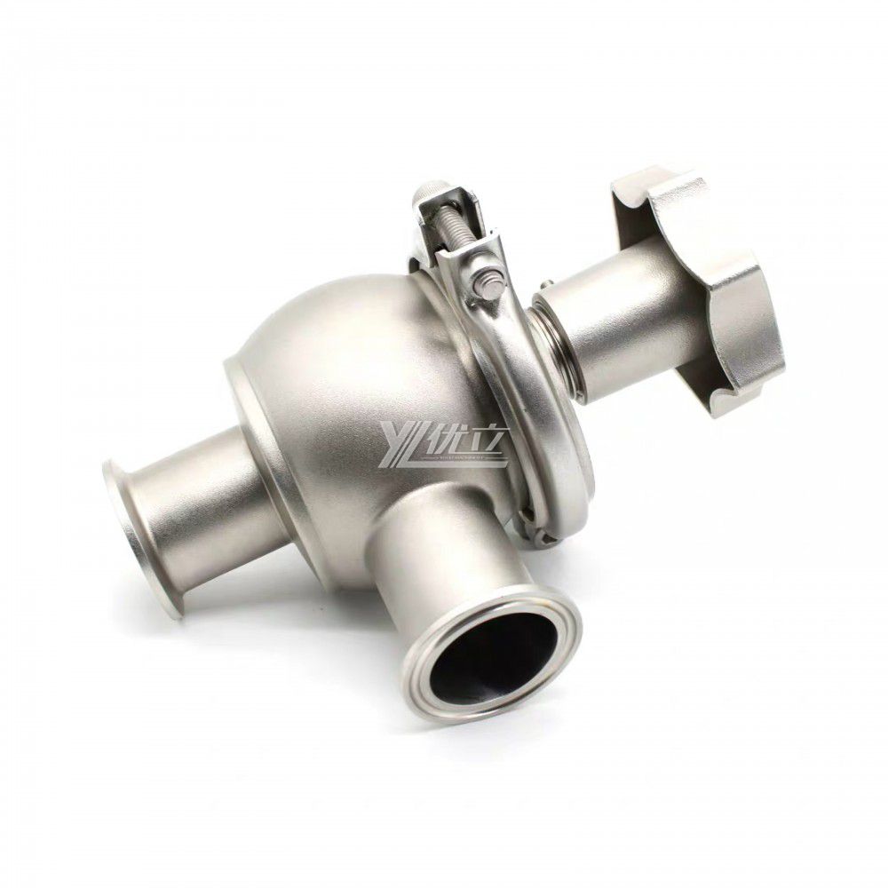 YOULI Hygienic Food Grade Stainless Steel 304 316L Mannual Tri-Clamp Flow Regulating Valves