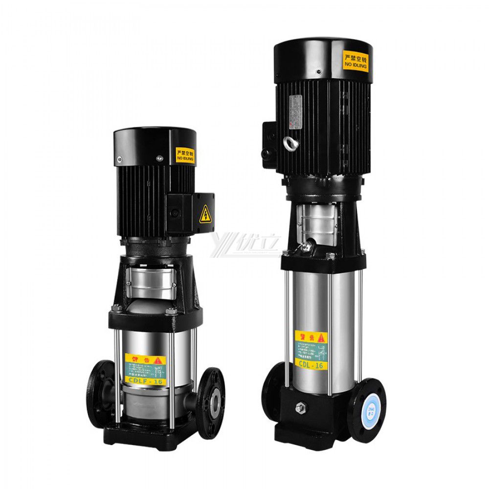 YOULI Industry CDL/CDLF Stainless Steel Cast Iron  304 316L 380V Water Transport Booster Vertical Multi-stage Centrifugal Pump