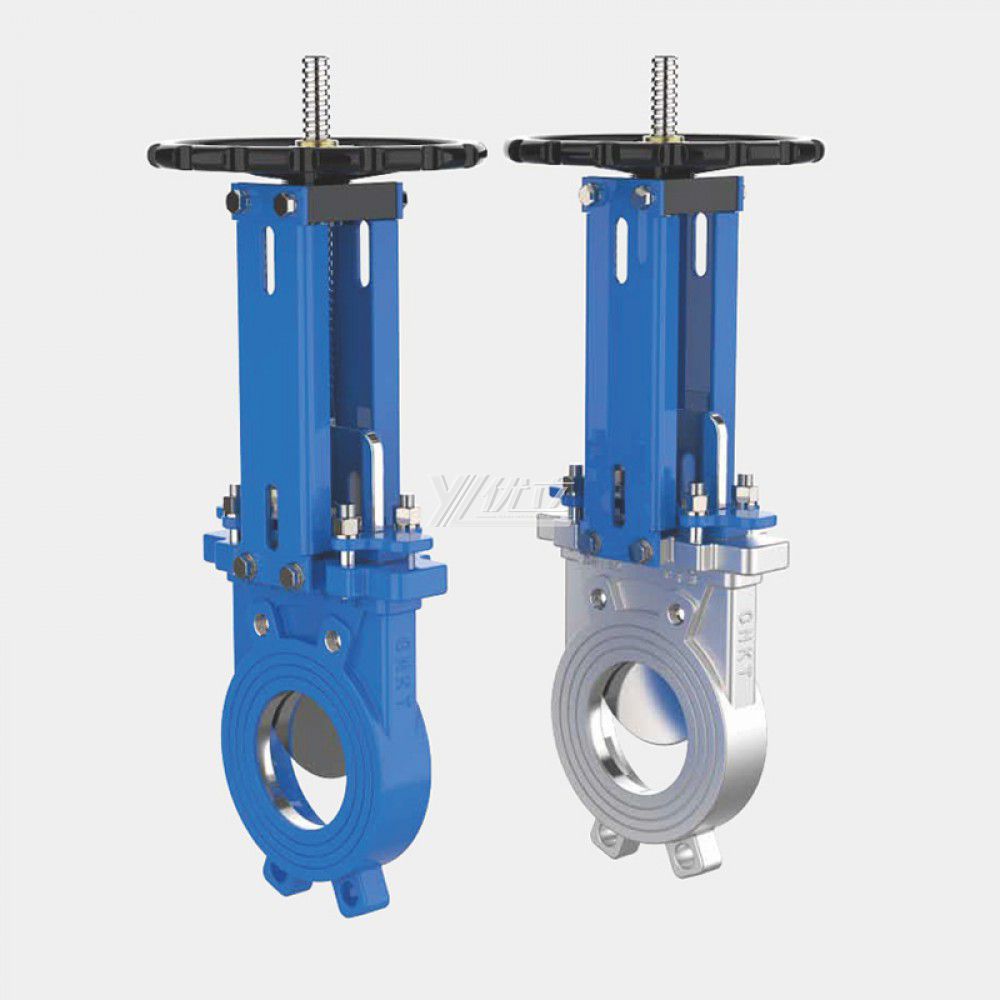 YOULI High Temperature ANSI 150LB Stainless Steel 304 316 JIS 10K-20K 1.6mpa WCB Manual Wafer Knife Gate Valve