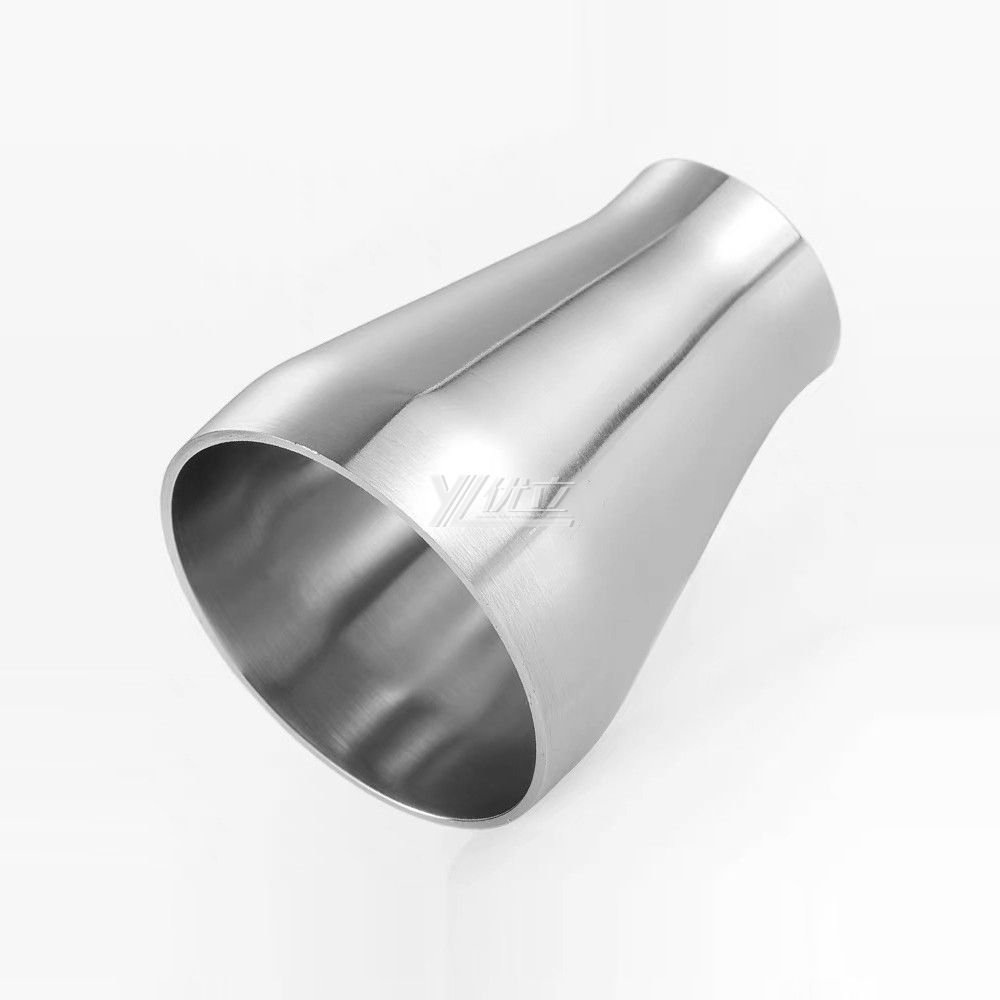 YOULI Hygienic Food Grade Sanitary Stainless Steel 304 SS316L 3A SMS DIN ISO Welded Pipe Fitting Concentric Welded Reducer