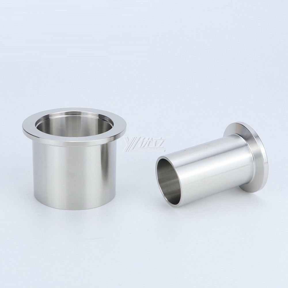 YOULI Hygienic Food Grade Sanitary Stainless Steel 304 316L KF KF25 KF40 KF50 Pipe Weld Tri Clamp Vacuum Ferrule