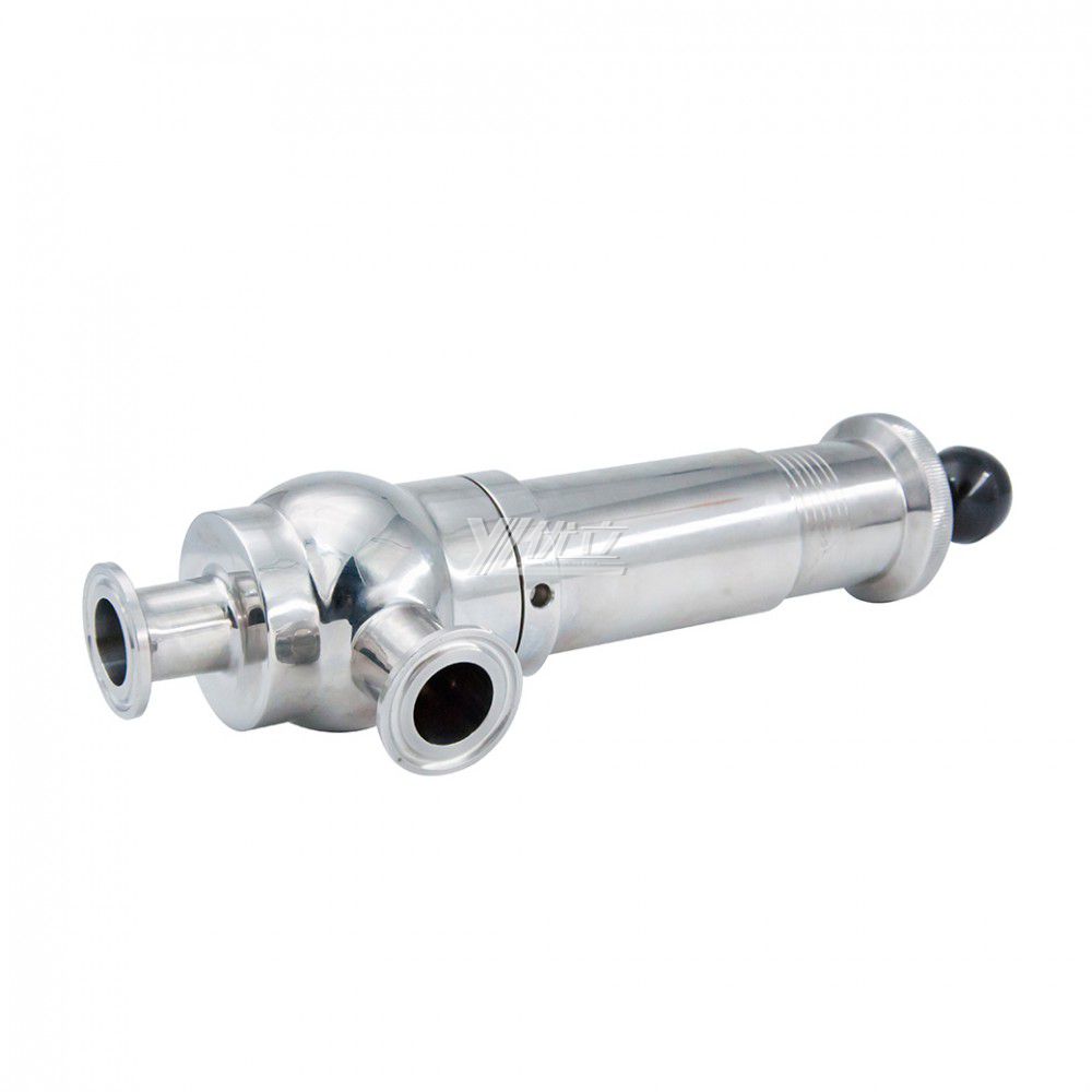 YOULI Best-in-Class  Hygienic Food Grade Sanitary Stainless Steel 304 316L Scale Adjustable Tr Clamped Sanitary Safety Valve