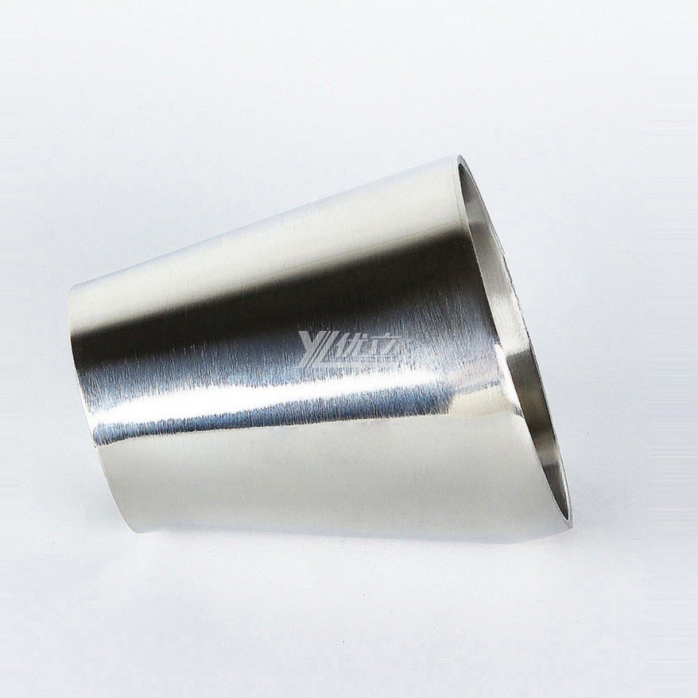 YOULI Hygienic Food Grade Sanitary Stainless Steel 304 SS316L 3A SMS DIN ISO Welded Pipe Fitting Eccentric Welded Reducer