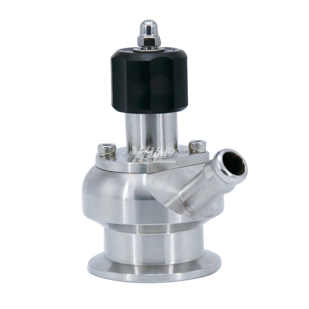 YOULI Hygienic Food Grade Sanitary Stainless Steel 304 316 Single Hose Manual Sterile Tri-Clamped Sample Valve