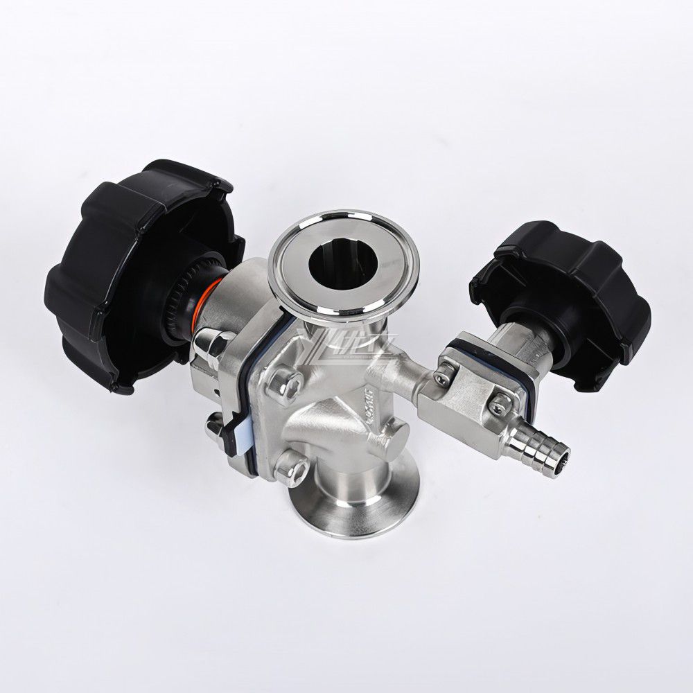YOULI Hygienic Food Grade Sanitary Stainless Steel Pharmaceutical Biological Dairy Beverages 316L Diaphragm Sample Valve