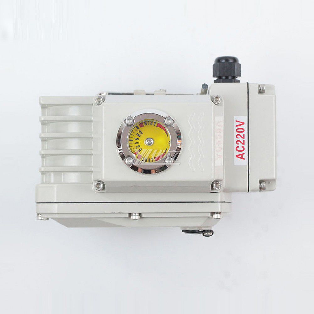 YOULI Customized DC24V AC220V 90° 180° Large Torque Ip67 On/off Use Regulating 4-20mA with Feedback Motorized Electric Motor Actuator