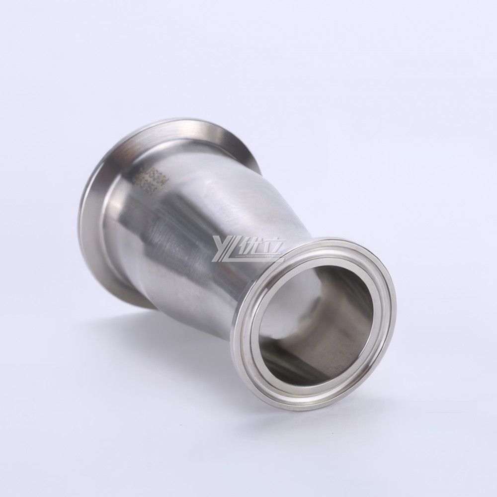 YOULI Hygienic Food Grade Sanitary Stainless Steel 304 SS316L 3A SMS DIN ISO Welded Pipe Fitting Concentric Clamped Reducer