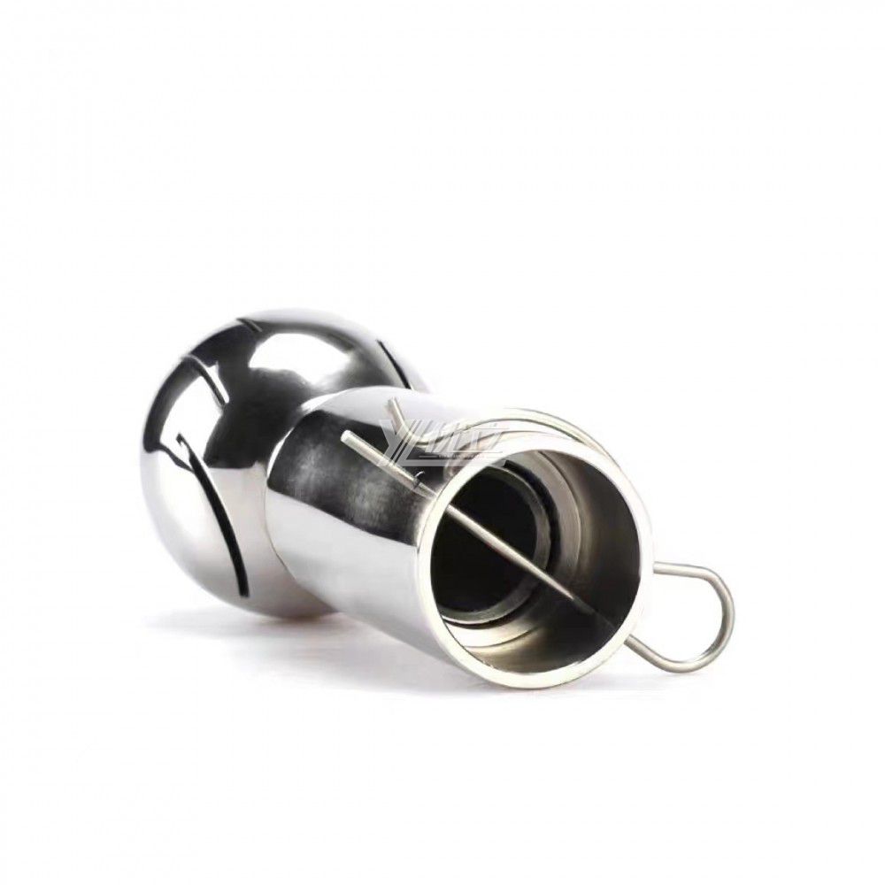 YOULI Food Grade Sanitary 360 Degree CIP Bolted Tank Cleaning Stainless Steel 304 SS316L Nozzle Rotary Cleaning Spray Ball