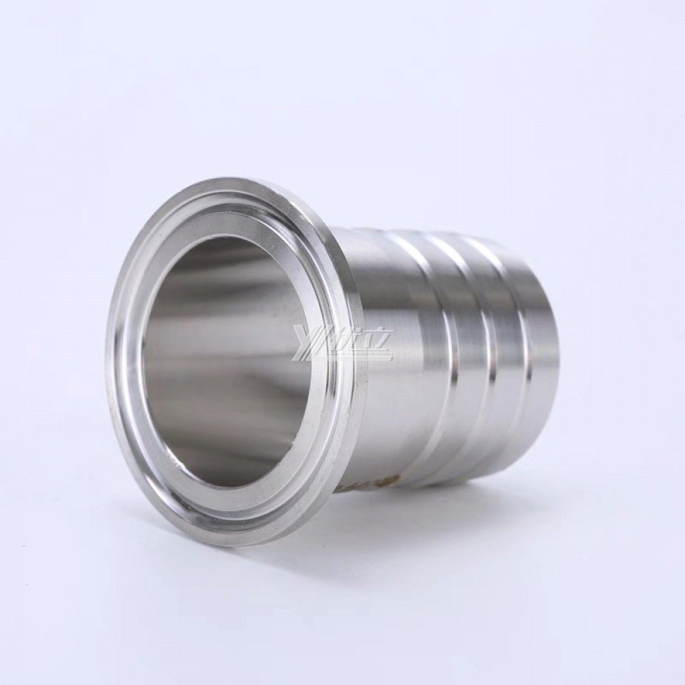 YOULI Best-in-Class Hygienic Food Grade Sanitary Stainless Steel 304 316L SMS Tri Clamp Ferrule Hose Adapter