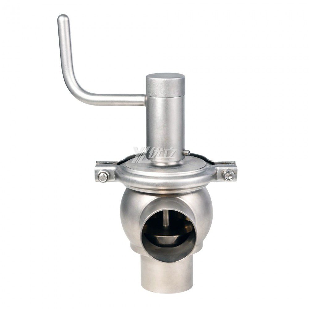 YOULI Best-in-Class Hygienic Food Grade Sanitary Stainless Steel 304 316L Manual L Type Welded Cut-off Globe Stop Valve