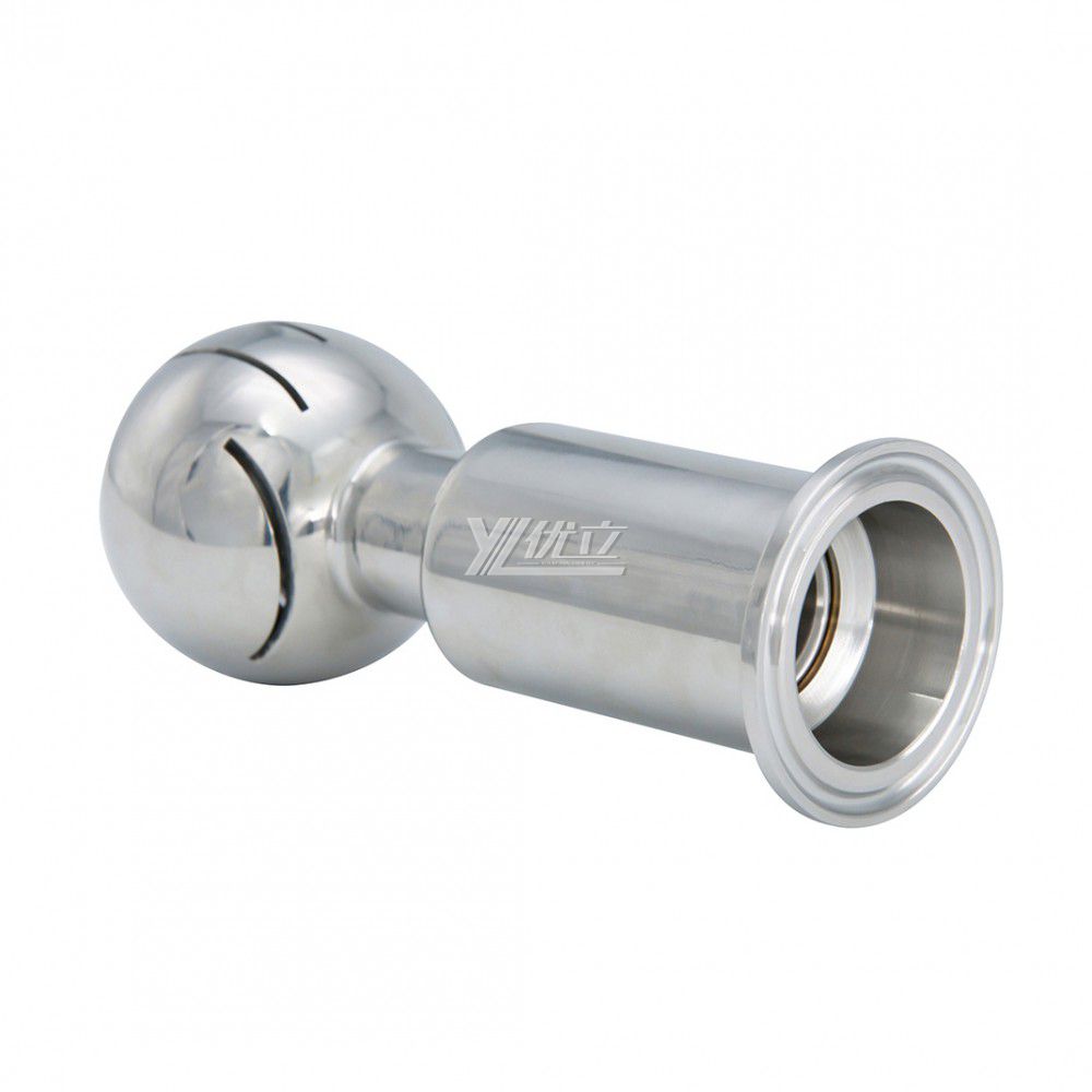 YOULI Food Grade Sanitary CIP Bolted Tank Cleaning Stainless Steel 304 SS316L Clamped Nozzle Rotary Cleaning Spray Ball
