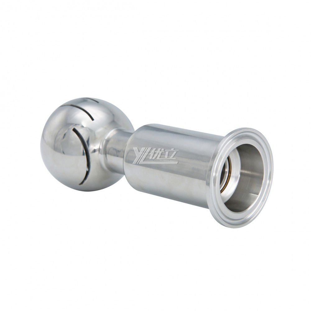 YOULI Food Grade Sanitary CIP Bolted Tank Cleaning Stainless Steel 304 SS316L Clamped Nozzle Rotary Cleaning Spray Ball
