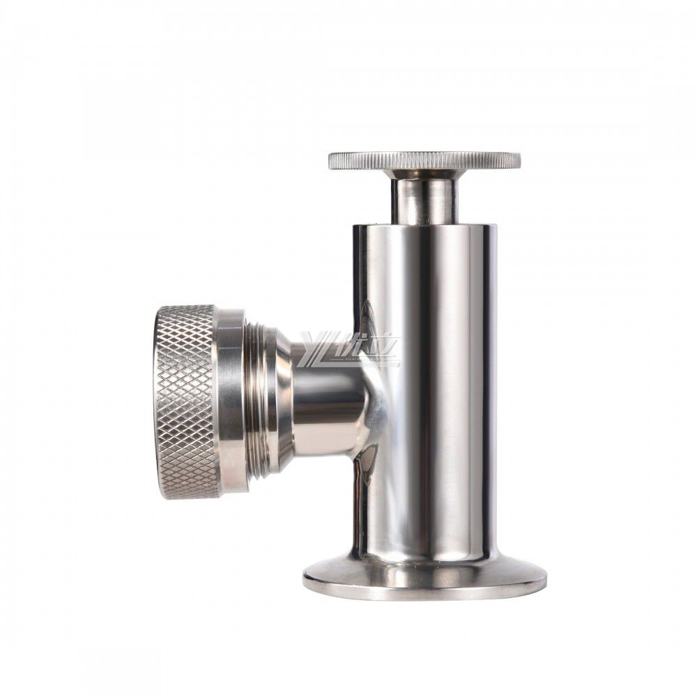 YOULI Hygienic Food Grade Sanitary Stainless Steel 304 316L Three Way Four Way Cork Valve Clamped Level Gauge