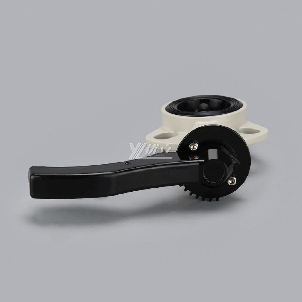 YOULI DN25-DN32 Aluminium Alloy 304 316  Pn10-16 Soft Seal Water Gas Oil Manual Center Mini Wafer Butterfly Valve