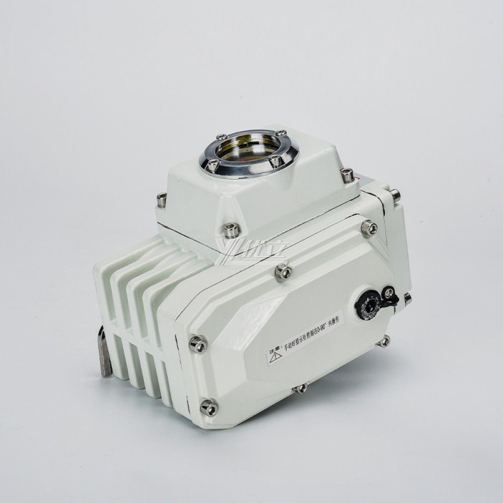 YOULI Customized DC24V AC220V 90° 180° Large Torque Ip67 On/off Use Regulating 4-20mA with Feedback Motorized Electric Motor Actuator