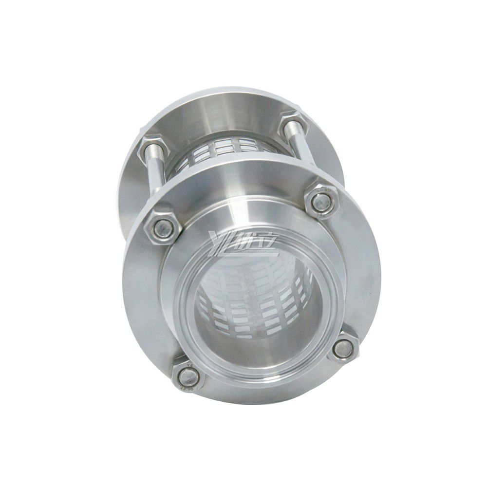 YOULI Best-in-Class Hygienic Food Grade Sanitary Stainless Steel 304 316L Protective Flow Straight Tri Clamped Sight Glass