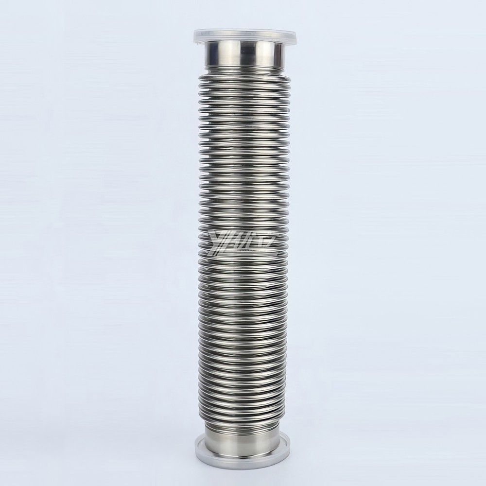 YOULI Food Grade Sanitary Stainless Steel 304 SS316L KF16 KF25 KF40 100-4000mm KF Pipe Fitting Vacuum Sylphon Bellows Fittings