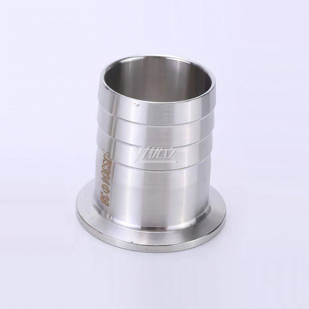 YOULI Best-in-Class Hygienic Food Grade Sanitary Stainless Steel 304 316L SMS Tri Clamp Ferrule Hose Adapter