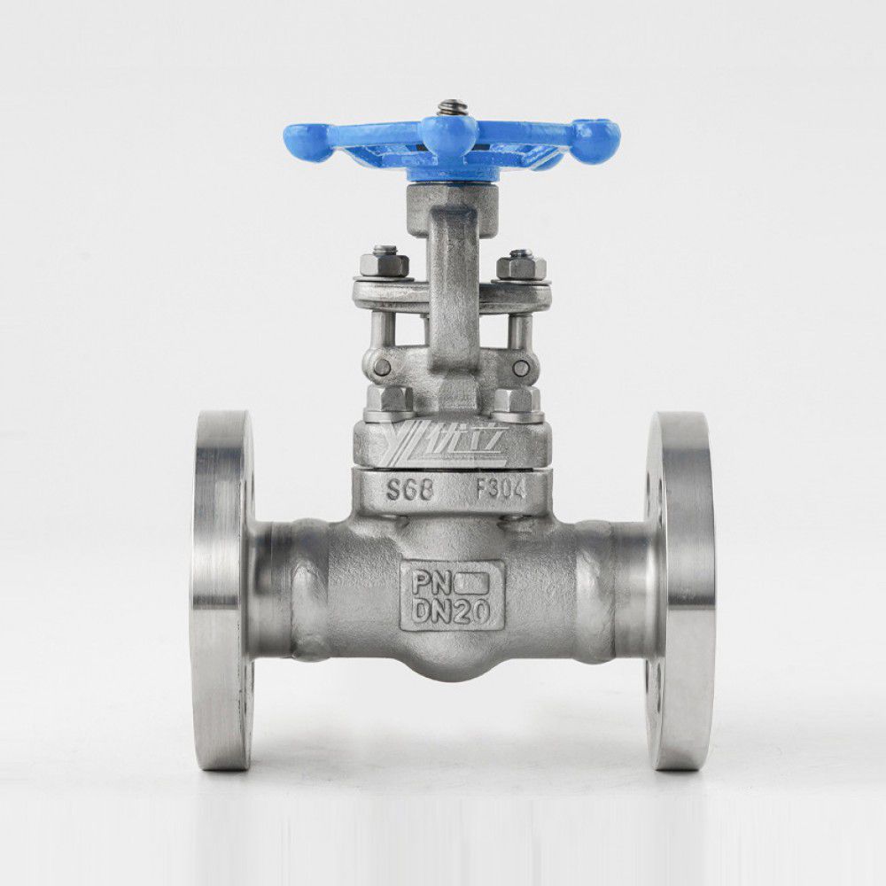YOULI High Pressure API ANSI 150-1500LB PN16-160 304 316 Stainless Steel A105 F11 F22 F5 Forged Flange Flanged Gate Valve