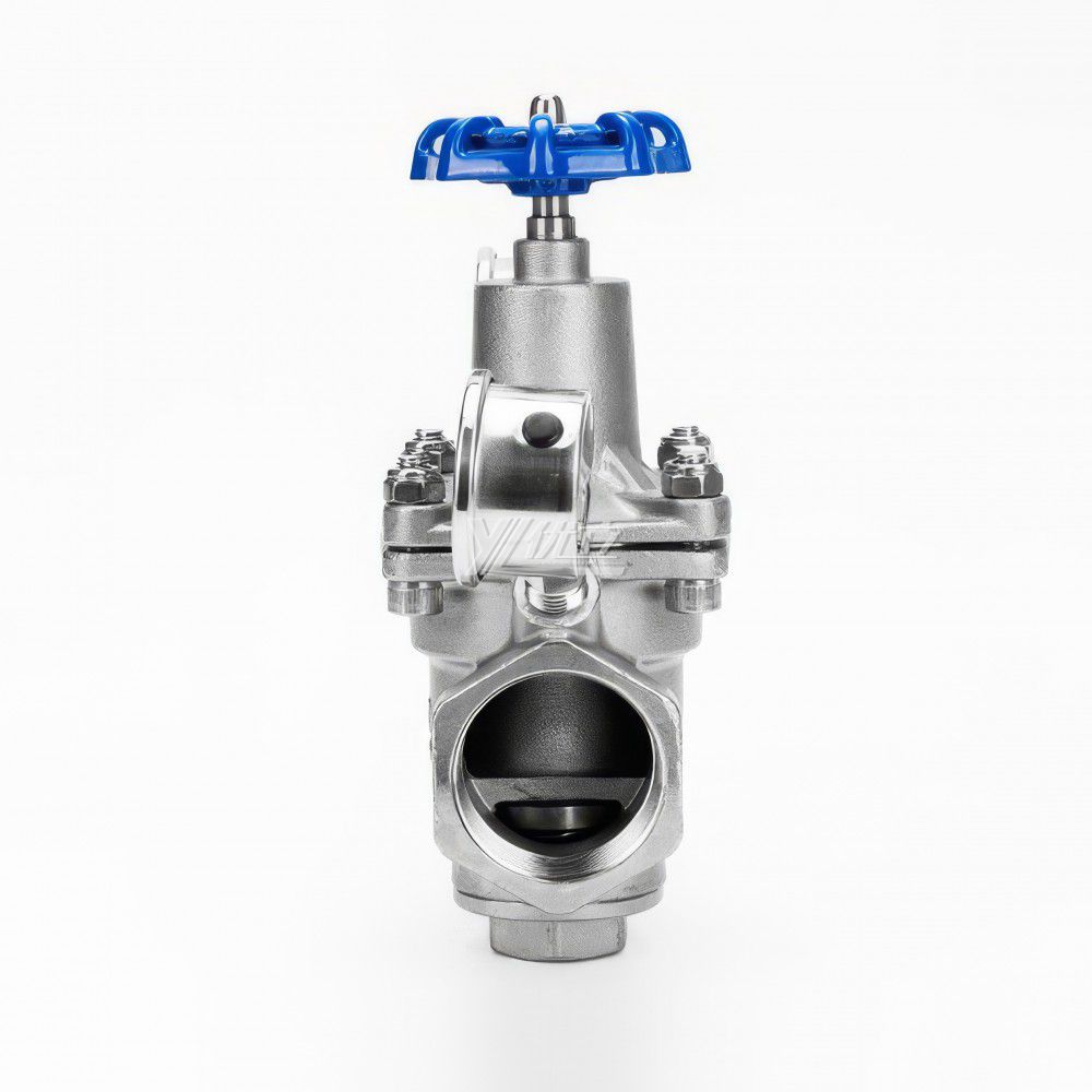 YOULI YZ11X Pressure Gauge NPT BSP Pn16 304 316 Stainless Steel Water Shockproof Female Threaded Filter Pressure Relief Valve