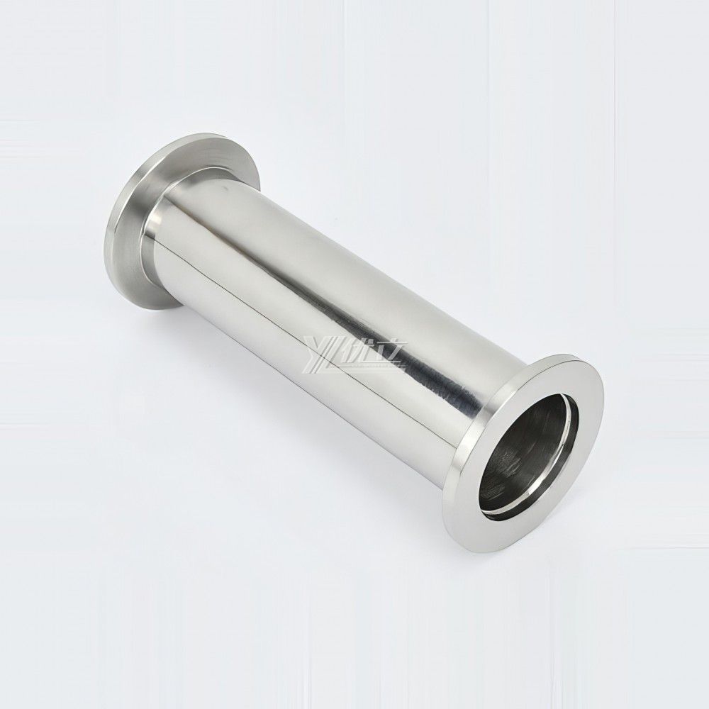 YOULI Food Grade Sanitary Stainless Steel 304 SS316L KF16 KF25 KF40 100-4000mm Tri-clamp Pipe Fitting Vacuum Straight Fittings