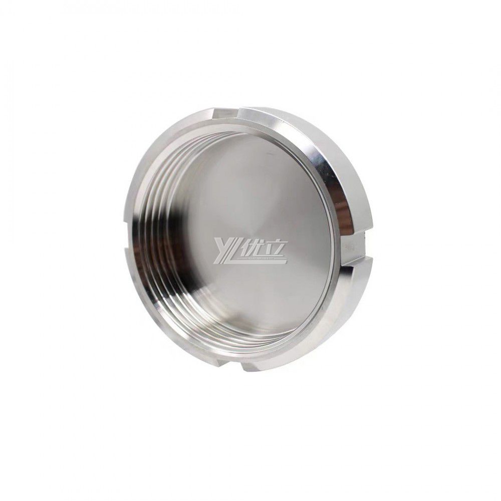 YOULI Hygienic Food Grade Sanitary Stainless Steel 304 SS316L DIN SMS 3A Round Pipe Fitting Blind Cap Plug Cover