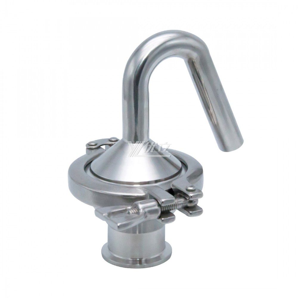 YOULI Hygienic Food Grade Sanitary Stainless Steel 304 316L Tri Clamped Float Type Exhaust Valve Vent Valve