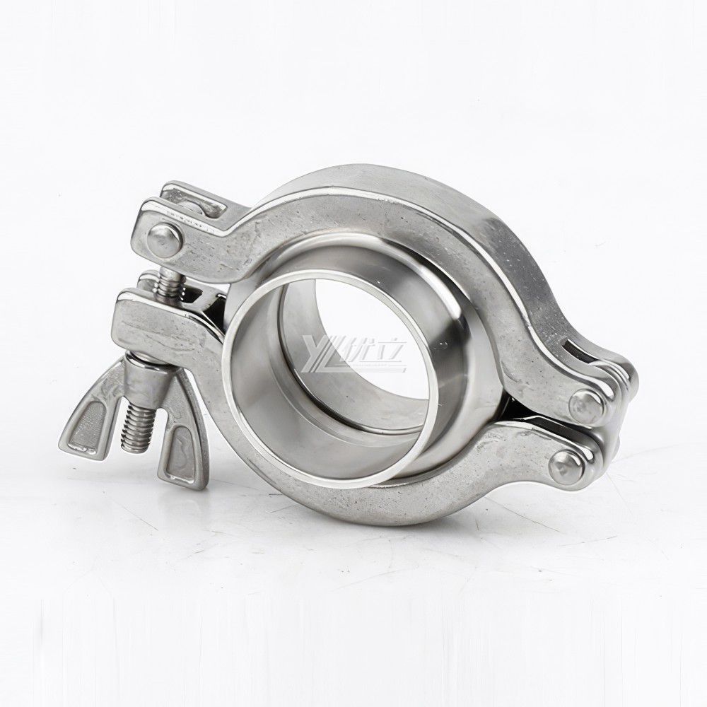 YOULI Hygienic Food Grade Sanitary Stainless Steel 304 SS316L Clamp KF KF25 KF40 Pipe Fitting Complete Sets Vacuum Ferrule