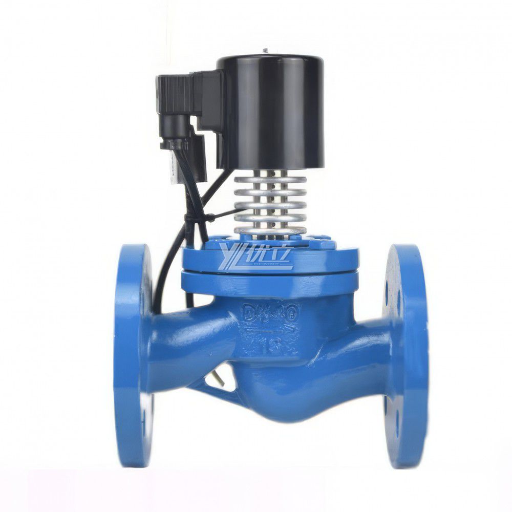 YOULI ZCG Stainless Steel 304 316 Explosion-proof Steam High Temperature with Cooling Rib AC220V DC24V Flanged Solenoid Valve