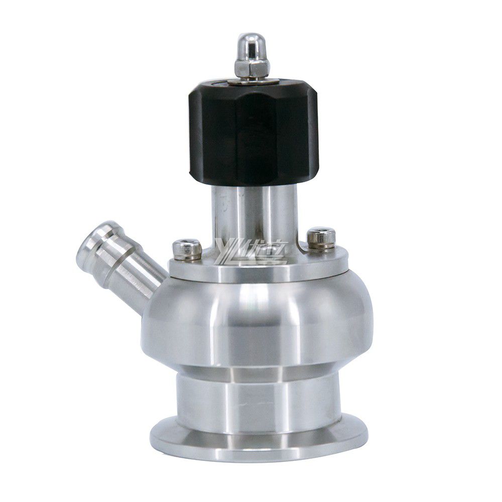 YOULI Hygienic Food Grade Sanitary Stainless Steel 304 316 Single Hose Manual Sterile Tri-Clamped Sample Valve