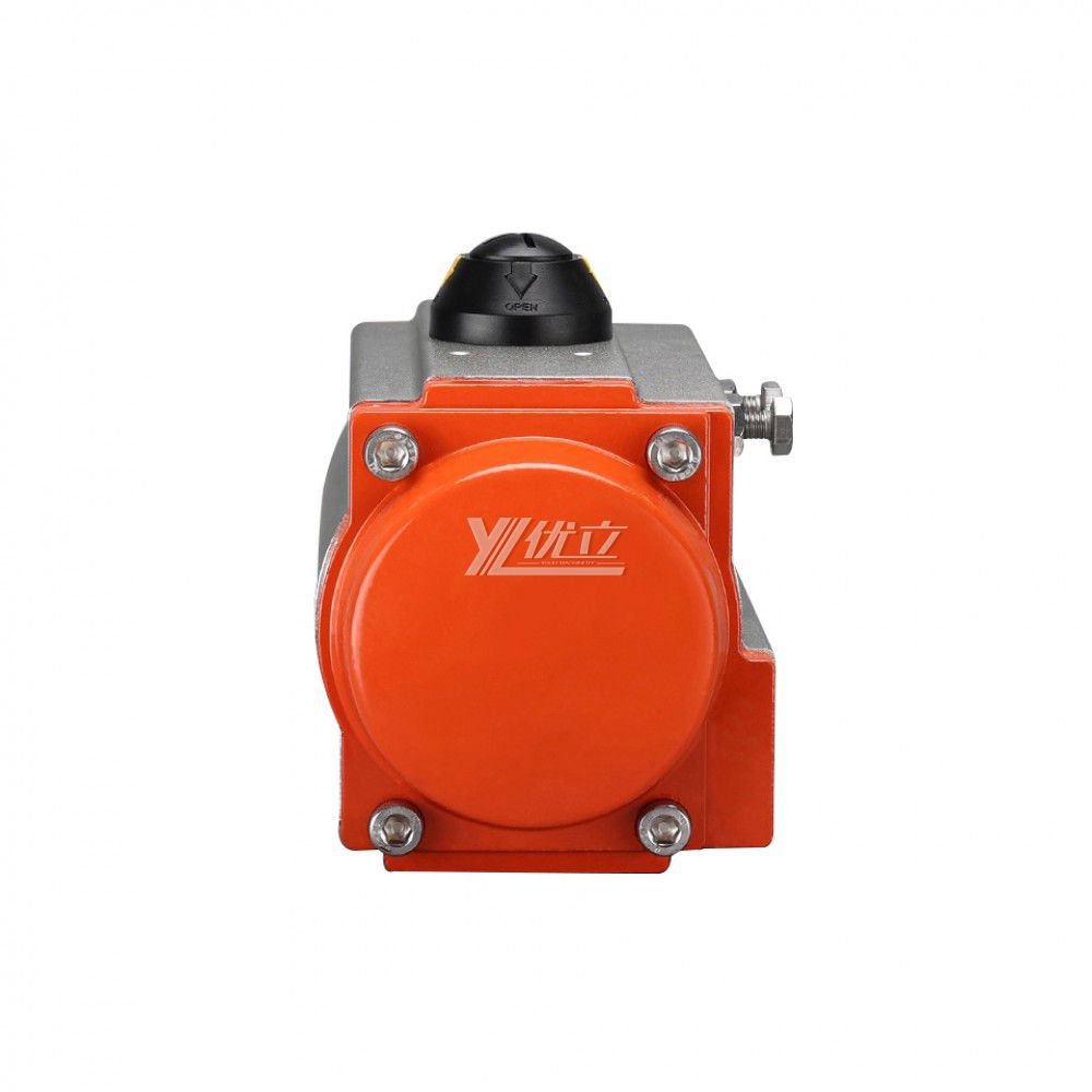 YOULI Customize Aluminium Alloy Actuator Use Butterfly Valve Ball Valve Spring Return Double Acting Large Torque Pneumatic Actuator