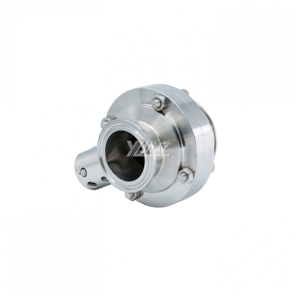 YOULI Hygienic Food Grade Stainless Steel 3A/SMS/DIN 304 316L Silicon Sanitary Manual Male Threaded Tri-clover Butterfly Valve