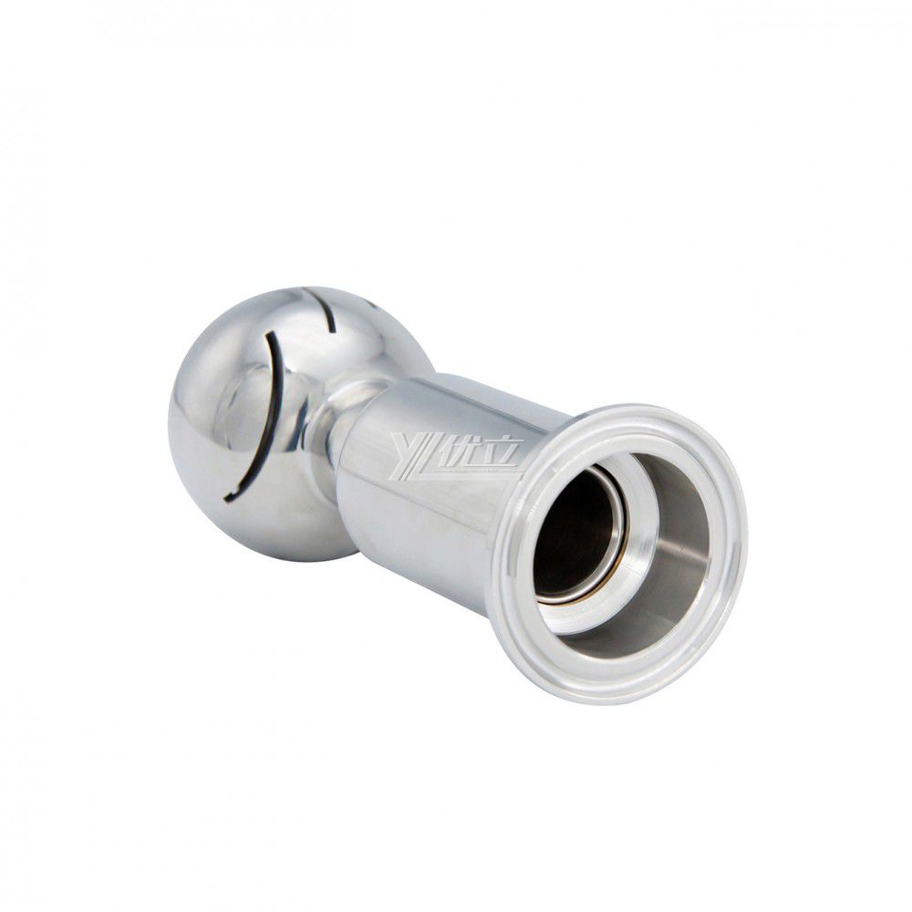 YOULI Food Grade Sanitary CIP Bolted Tank Cleaning Stainless Steel 304 SS316L Clamped Nozzle Rotary Cleaning Spray Ball