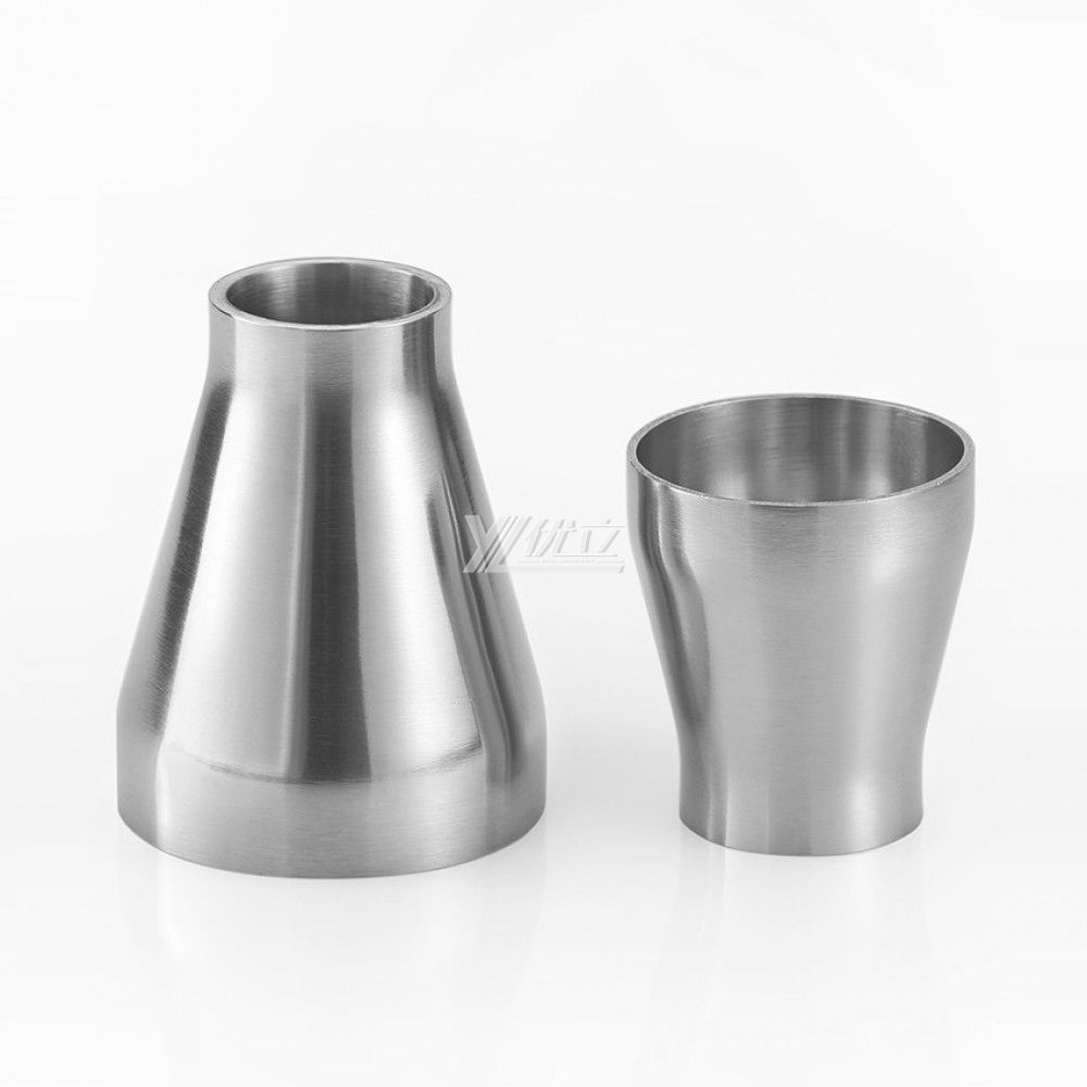 YOULI Hygienic Food Grade Sanitary Stainless Steel 304 SS316L 3A SMS DIN ISO Welded Pipe Fitting Concentric Welded Reducer