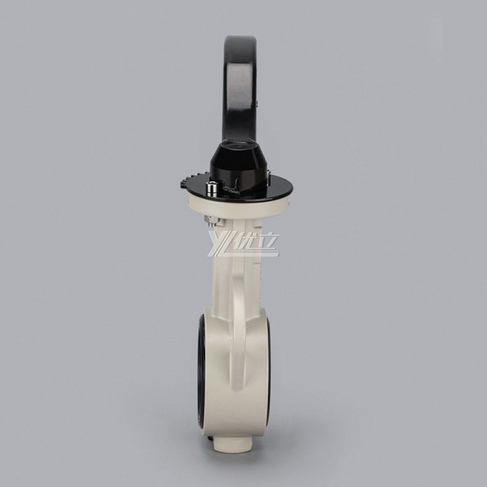 YOULI DN25-DN32 Aluminium Alloy 304 316  Pn10-16 Soft Seal Water Gas Oil Manual Center Mini Wafer Butterfly Valve