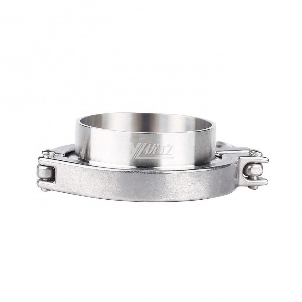 YOULI Hygienic Food Sanitary Stainless Steel 304 SS316L DIN SMS 3A Tri-clamp Pipe Fitting Complete Sets Clamp Ferrule Blind