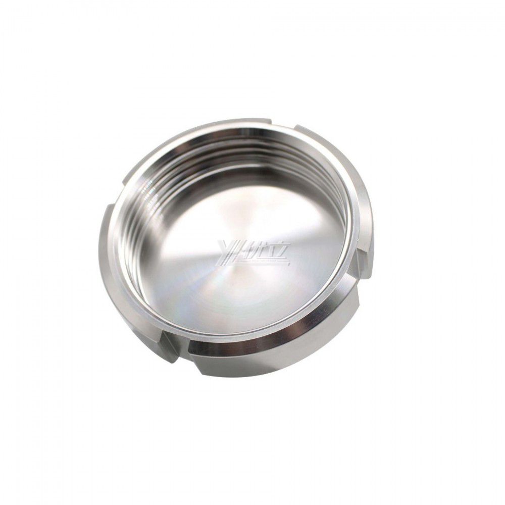 YOULI Hygienic Food Grade Sanitary Stainless Steel 304 SS316L DIN SMS 3A Round Pipe Fitting Blind Cap Plug Cover