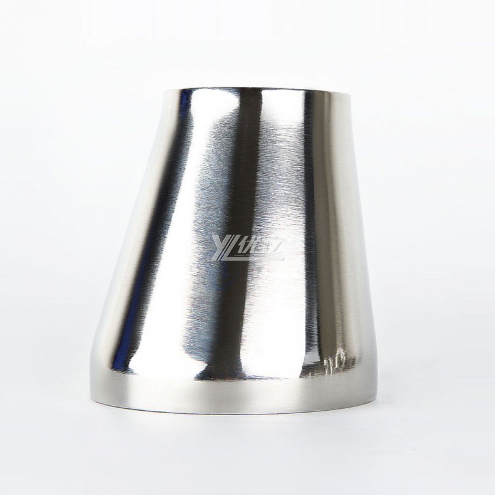 YOULI Hygienic Food Grade Sanitary Stainless Steel 304 SS316L 3A SMS DIN ISO Welded Pipe Fitting Eccentric Welded Reducer