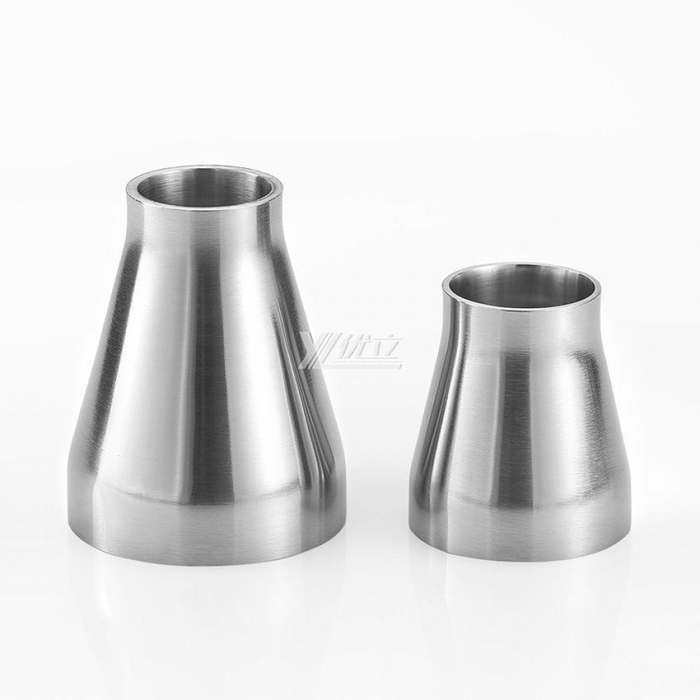 YOULI Hygienic Food Grade Sanitary Stainless Steel 304 SS316L 3A SMS DIN ISO Welded Pipe Fitting Concentric Welded Reducer