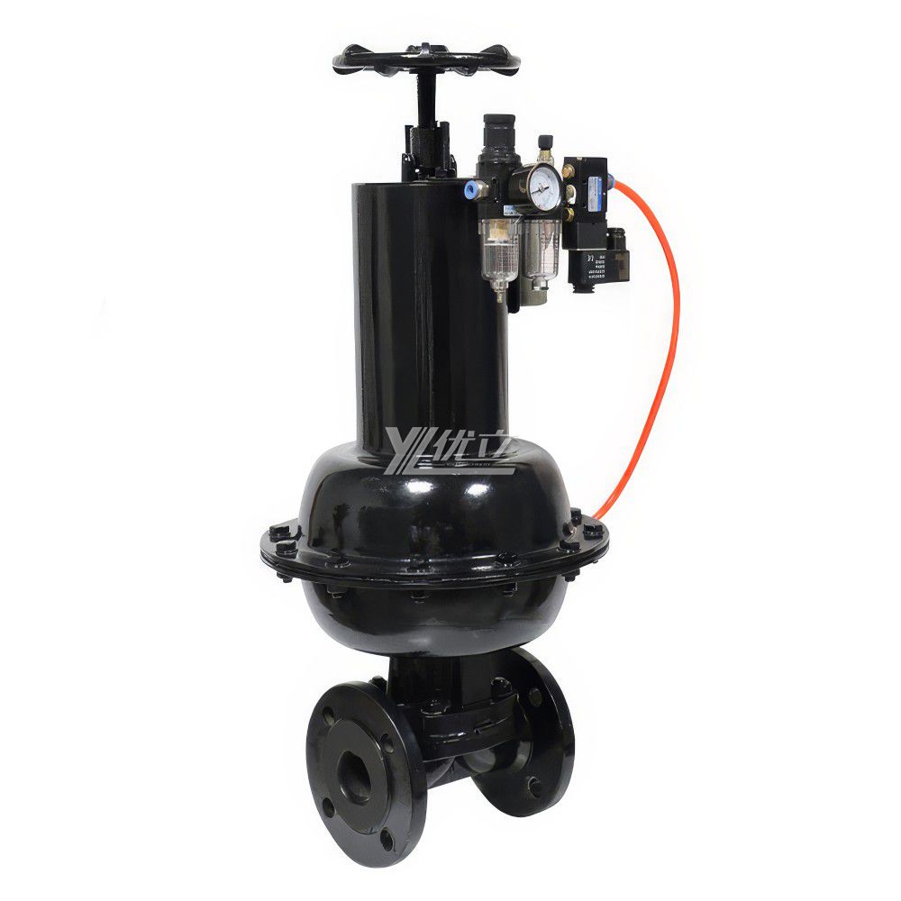 YOULI BS ANSI 150LB 300LB 304 316 EG6B41J  1.6mpa WCB Normally Closed Rubber Lined Flange Pneumatic Diaphragm Valve