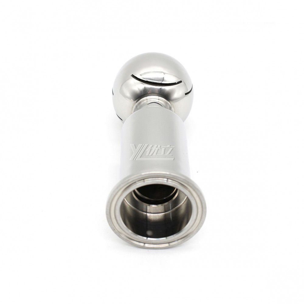 YOULI Food Grade Sanitary CIP Bolted Tank Cleaning Stainless Steel 304 SS316L Clamped Nozzle Rotary Cleaning Spray Ball