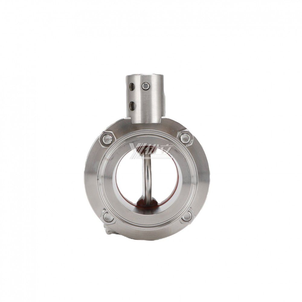 YOULI Hygienic Food Grade Stainless Steel 3A/SMS/DIN 304 316L Silicon Lever Handle Sanitary Manual Tri Clamped Butterfly Valve