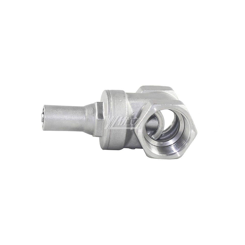 YOULI Durable  Z15W PN16 200wog Stainless Steel 304 316 RC BSP NPT Anti Theft Lock Manual Female Threaded Gate Valve