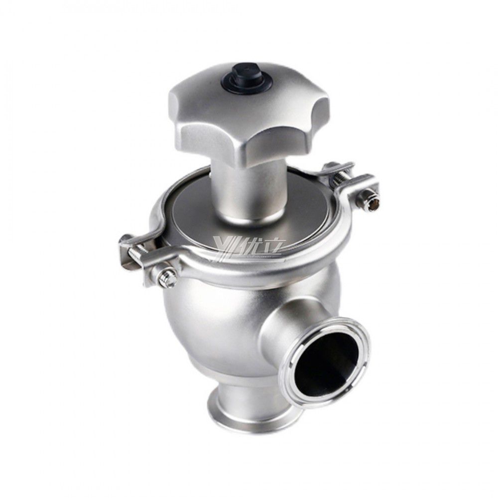 YOULI Hygienic Food Grade Stainless Steel 304 316L Mannual Tri-Clamp Flow Regulating Valves