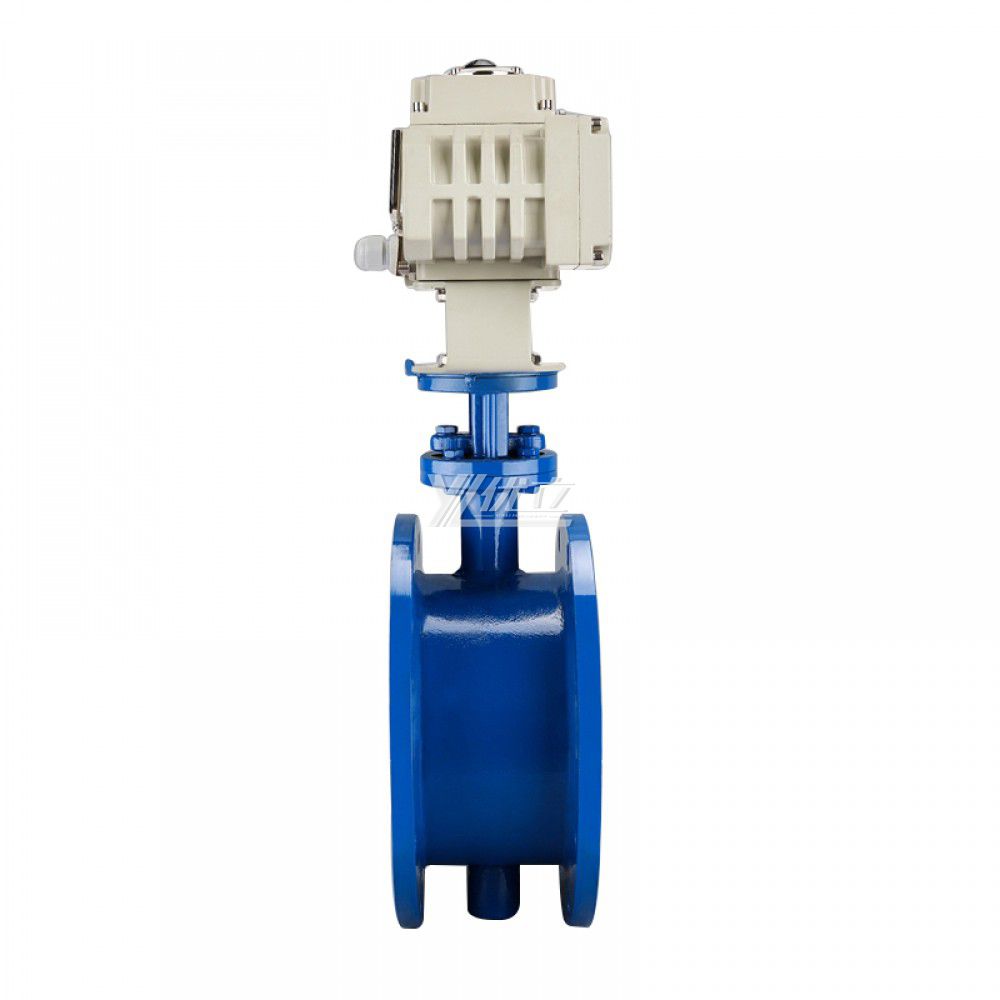 YOULI ANSI 150LB JIS 10K Pn16 Carbon Steel WCB High Temperature Motorized AC220V Electric Aeration Flanged Butterfly Valve