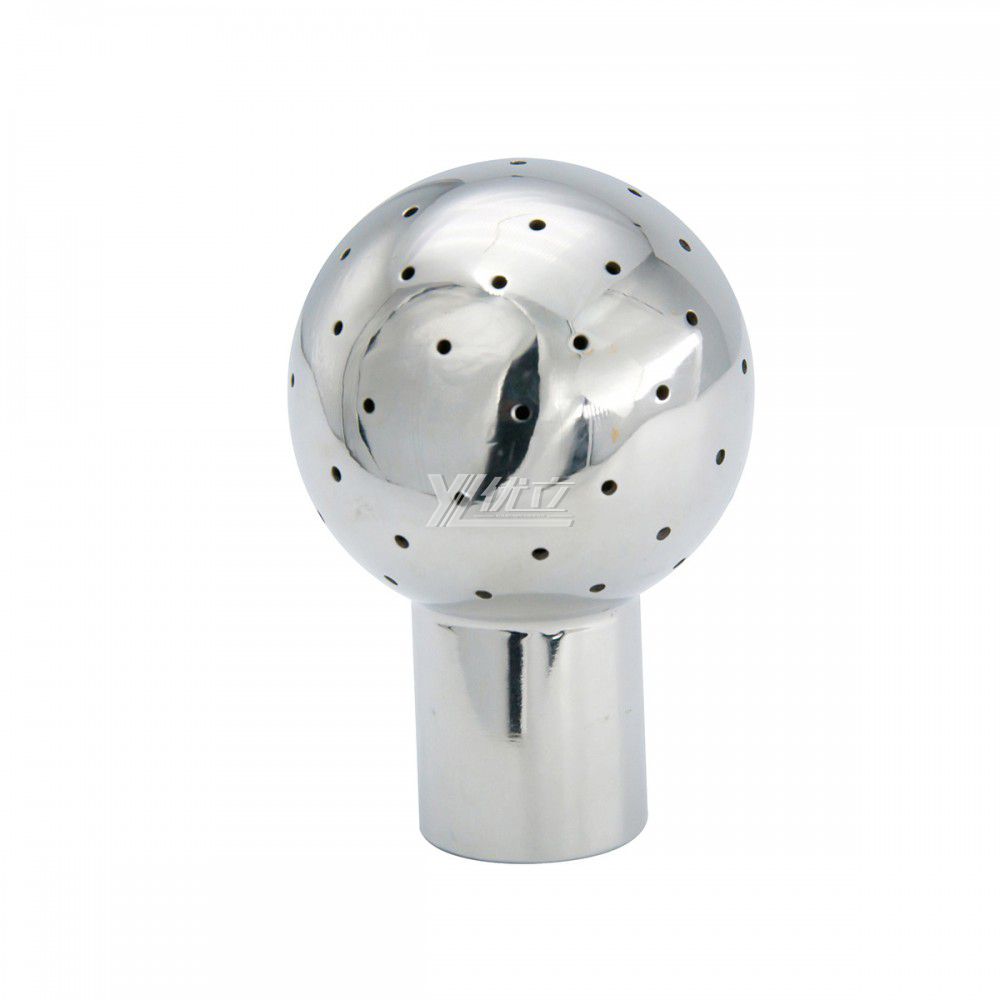 YOULI Hygienic Food Grade Sanitary Bolted Tank Cleaning Stainless Steel 304 SS316L Threaded Nozzle Fixed Cleaning Spray Ball