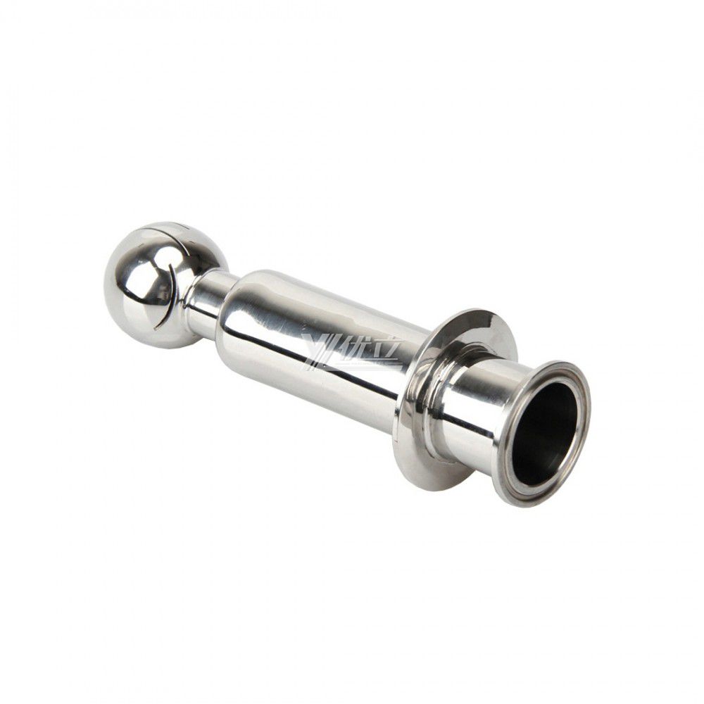 YOULI Food Grade Sanitary CIP Bolted Tank Cleaning Stainless Steel 304 SS316L Double Clamped Nozzle Rotary Cleaning Spray Ball