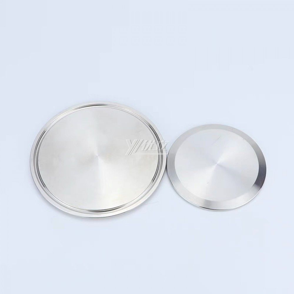 YOULI Best-in-Class Hygienic Food Grade Sanitary Stainless Steel 304 316L SMS 3A DIN ISO 1.5 Inch Pipe Tri-clamp Blind Cap